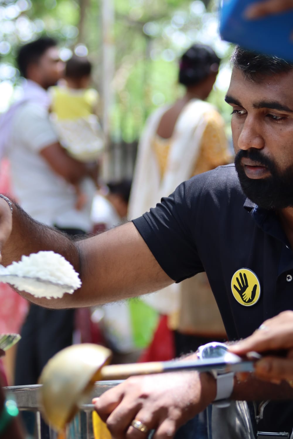 Hasivu community food relief drive